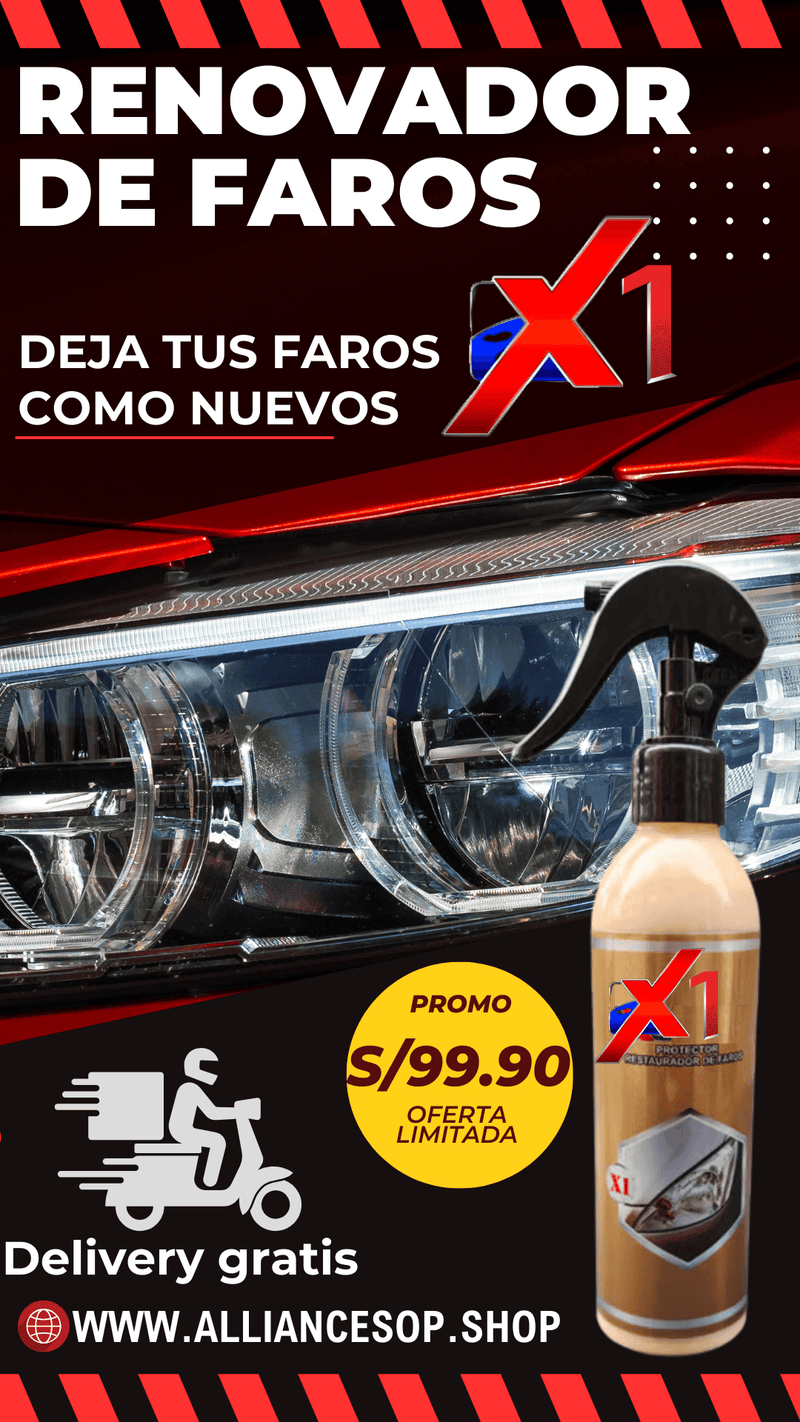 RENOVADOR DE FAROS X1 PRO