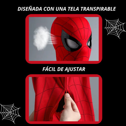 MÁSCARA REALISTA DE SPIDERMAN + LANZA DARDOS