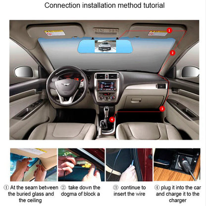 ESPEJO RETROVISOR CON PANTALLA (CÁMARA FRONTAL + TRASERA)