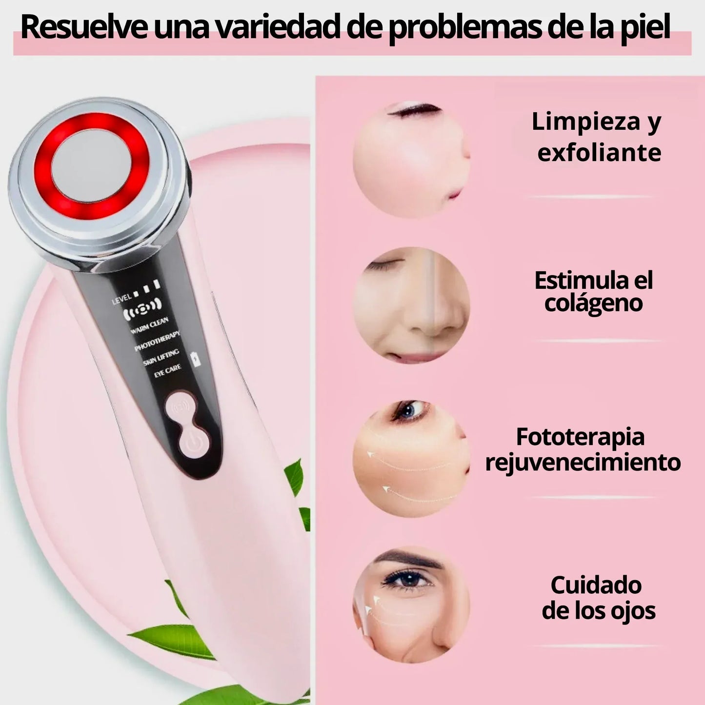 Masajeador Facial de Alta Frecuencia – Rejuvenece tu Piel