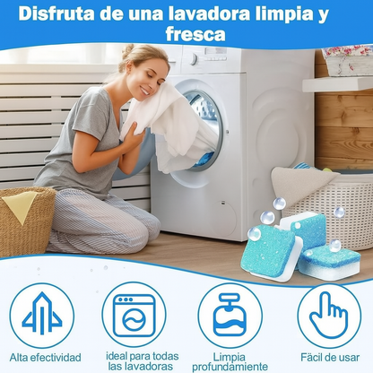 LIMPIA LAVADORAS PRO®️|Pastillas Para Limpieza y Mantenimiento de Lavadora