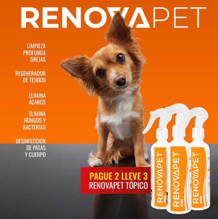 🐾 RENOVAPET TÓPICO- Solución Dérmica Para Animales 🐶🐱🐎