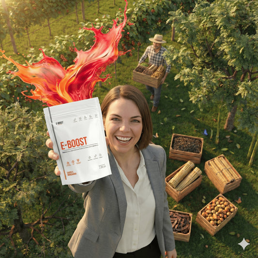 E-BOOST - EL ENERGIZANTE NATURAL QUE TE DA MÁS POTENCIA