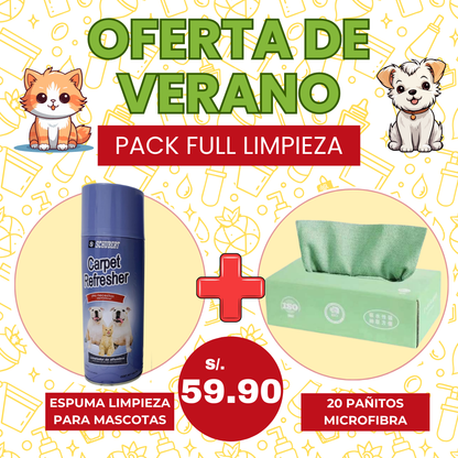 ✨ Carpet Refresher – Espuma Neutralizadora de Olores para Mascotas 🐶🐱