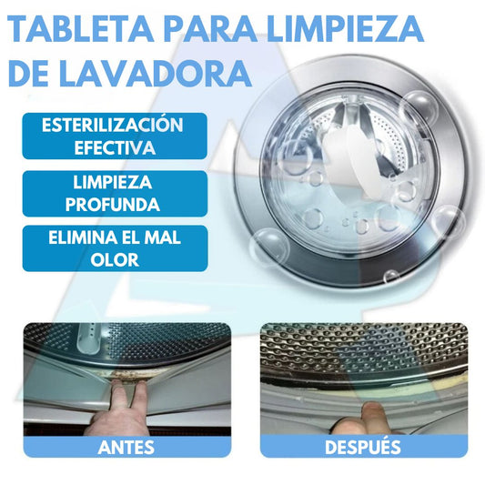 LIMPIA LAVADORAS PRO®️|Pastillas Para Limpieza y Mantenimiento de Lavadora