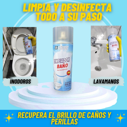 ESPUMA LIMPIADORA DE BAÑO-SCHUBER