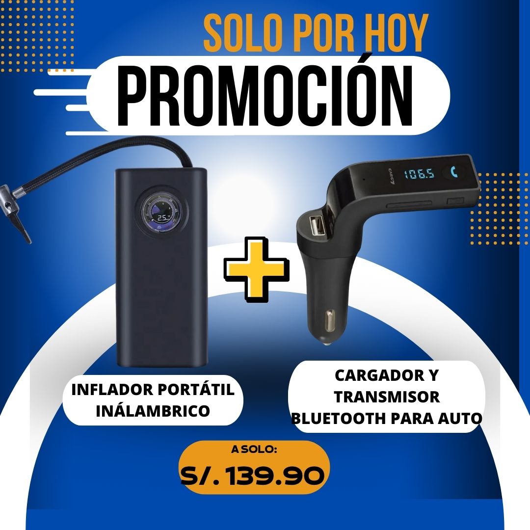 COMPRESOR PORTÁTIL PRO - INALÁMBRICO