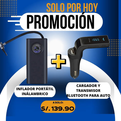COMPRESOR PORTÁTIL PRO - INALÁMBRICO