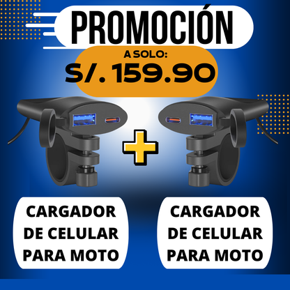 AIR PRO - CARGADOR CARGA RÁPIDA PARA MOTO