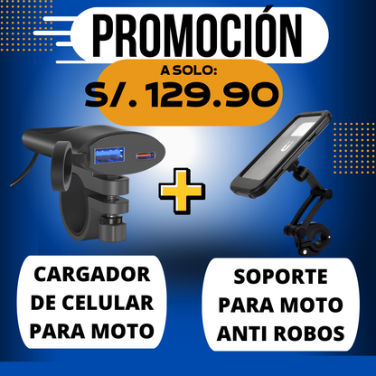 AIR PRO - CARGADOR CARGA RÁPIDA PARA MOTO