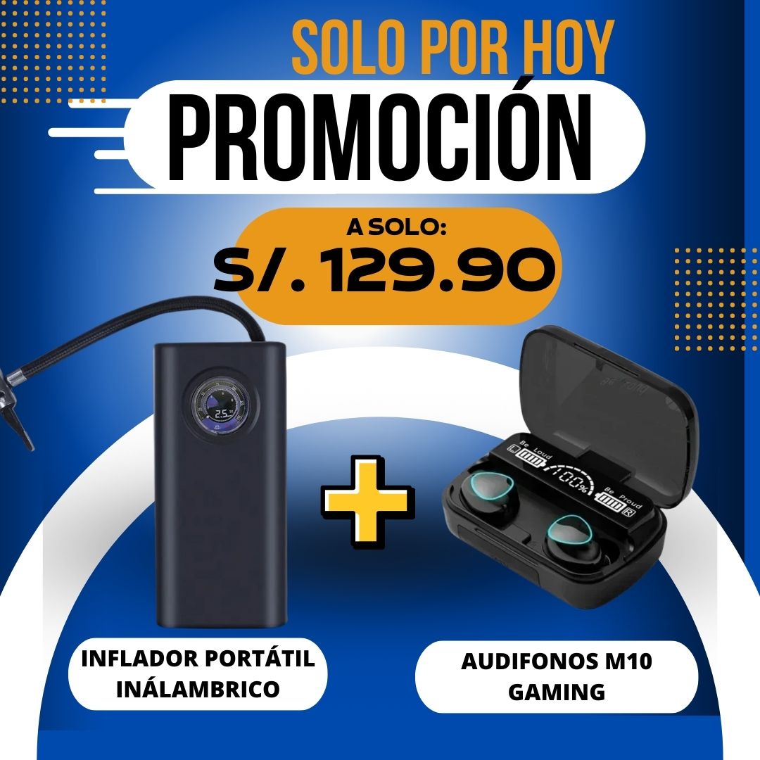COMPRESOR PORTÁTIL PRO - INALÁMBRICO