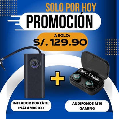 COMPRESOR PORTÁTIL PRO - INALÁMBRICO
