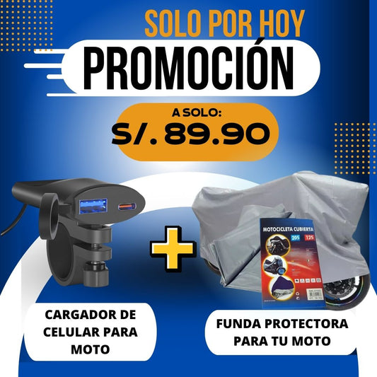 AIR PRO - CARGADOR CARGA RÁPIDA PARA MOTO