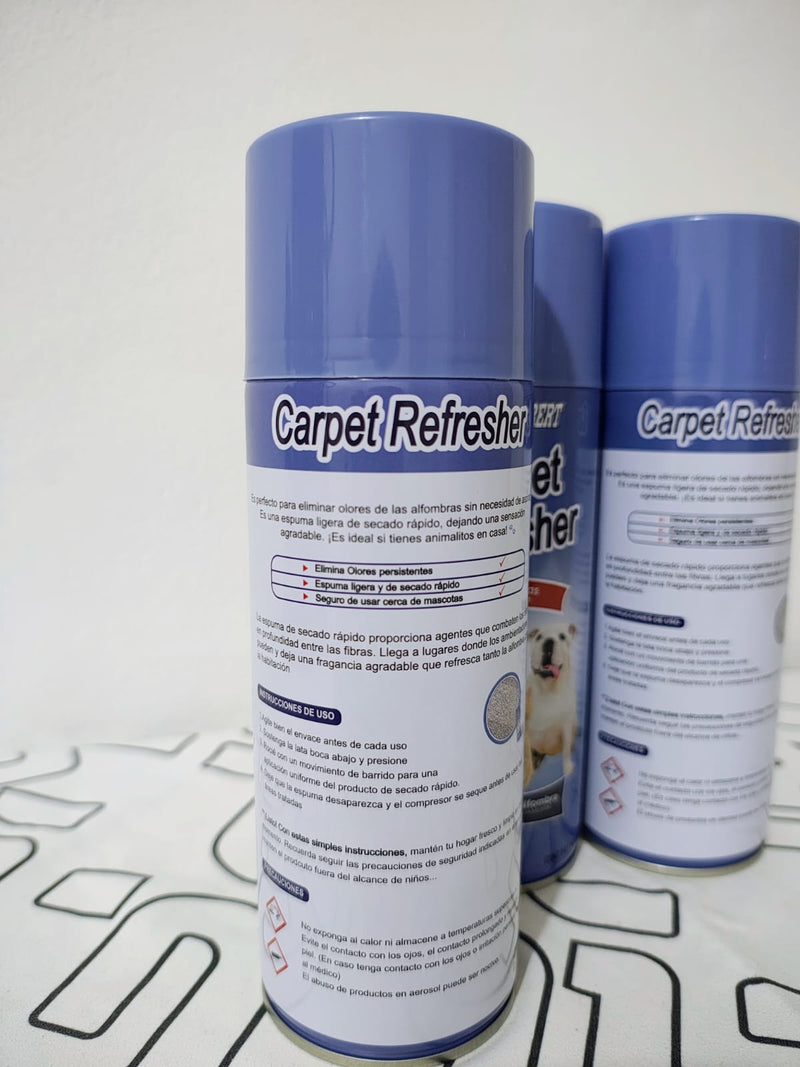 ✨ Carpet Refresher – Espuma Neutralizadora de Olores para Mascotas 🐶🐱